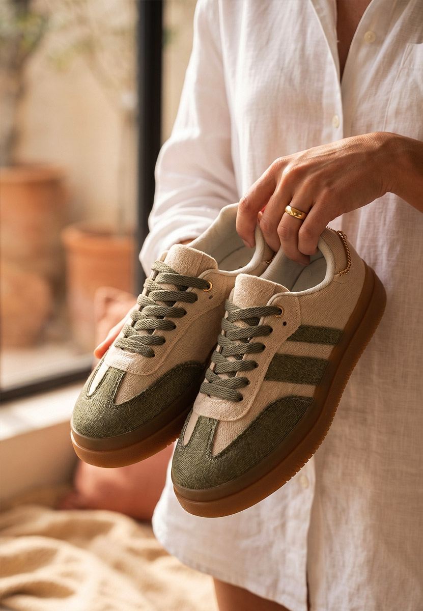 Sneakers dama Deenia verzi