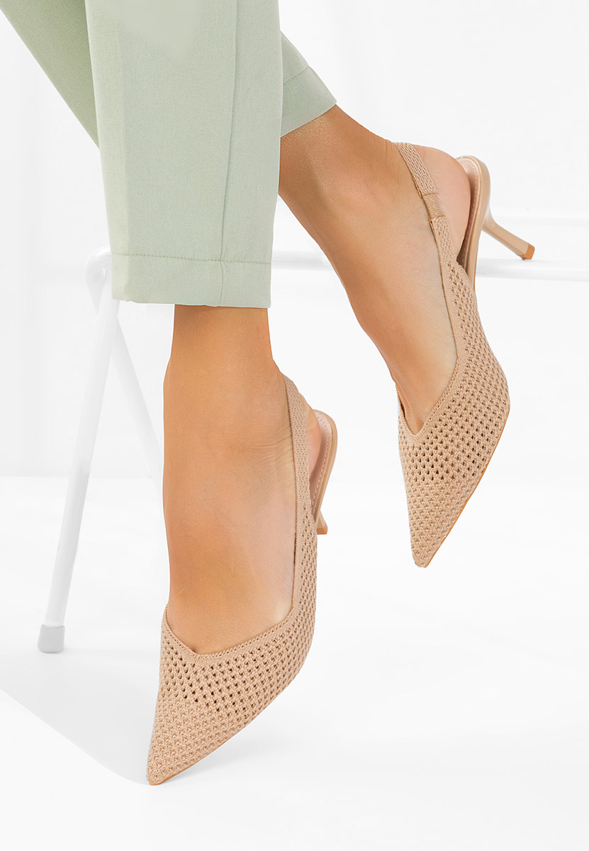 Pantofi slingback Maldivia V2 bej