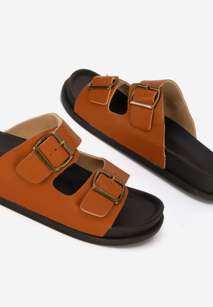 Papuci barbati Neron camel