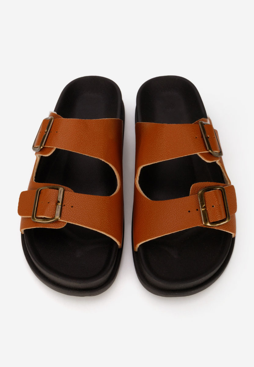 Papuci barbati Neron camel