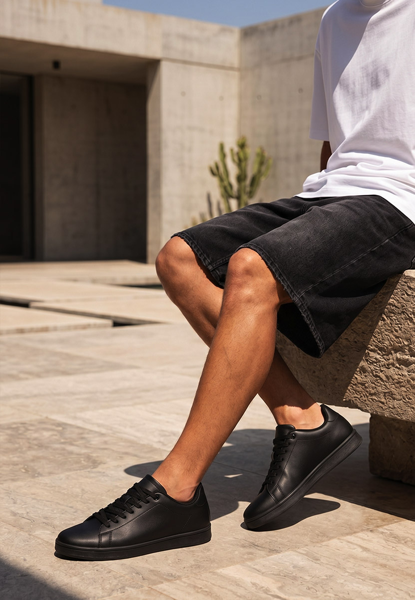Sneakers barbati Jorah negri
