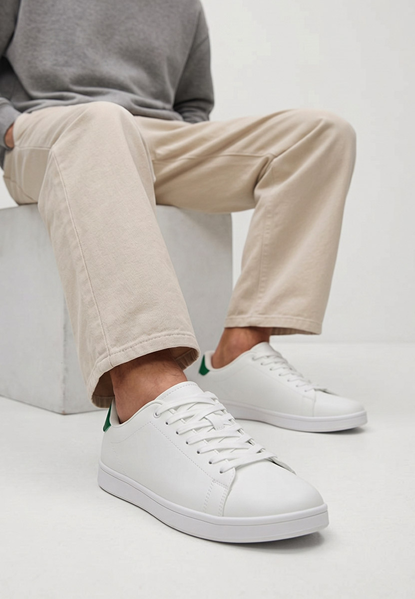 Sneakers barbati Jorah V4 albi