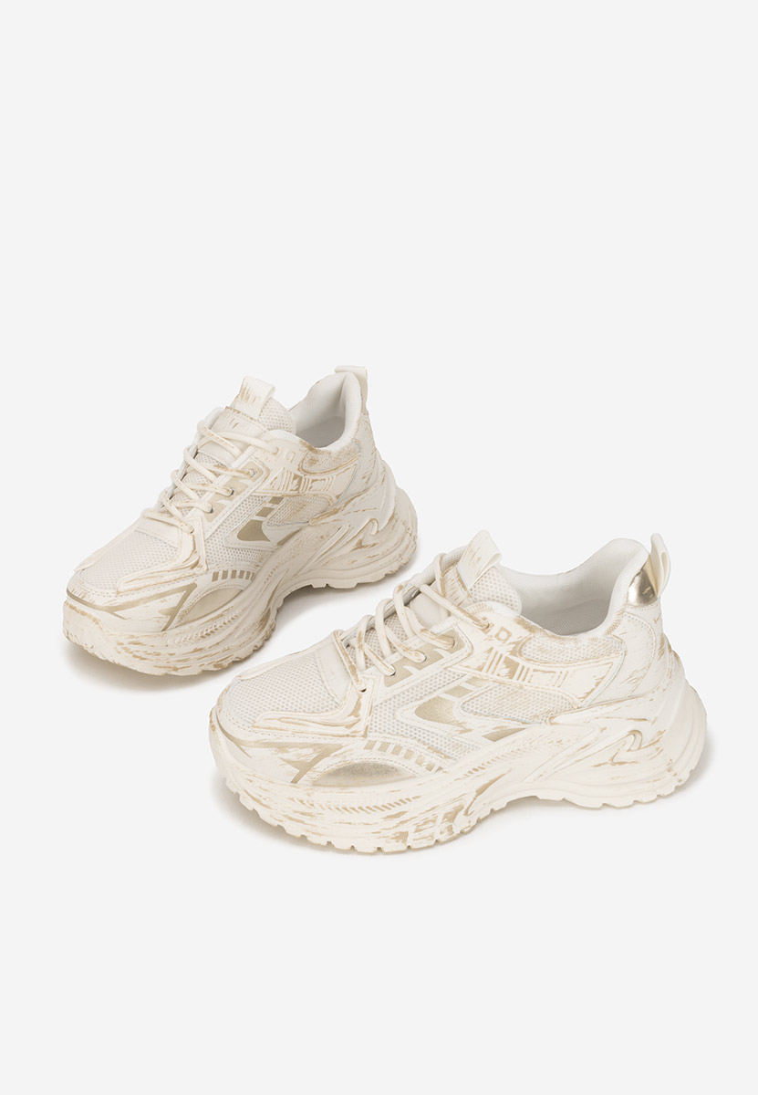 Sneakers cu platforma Kellee bej