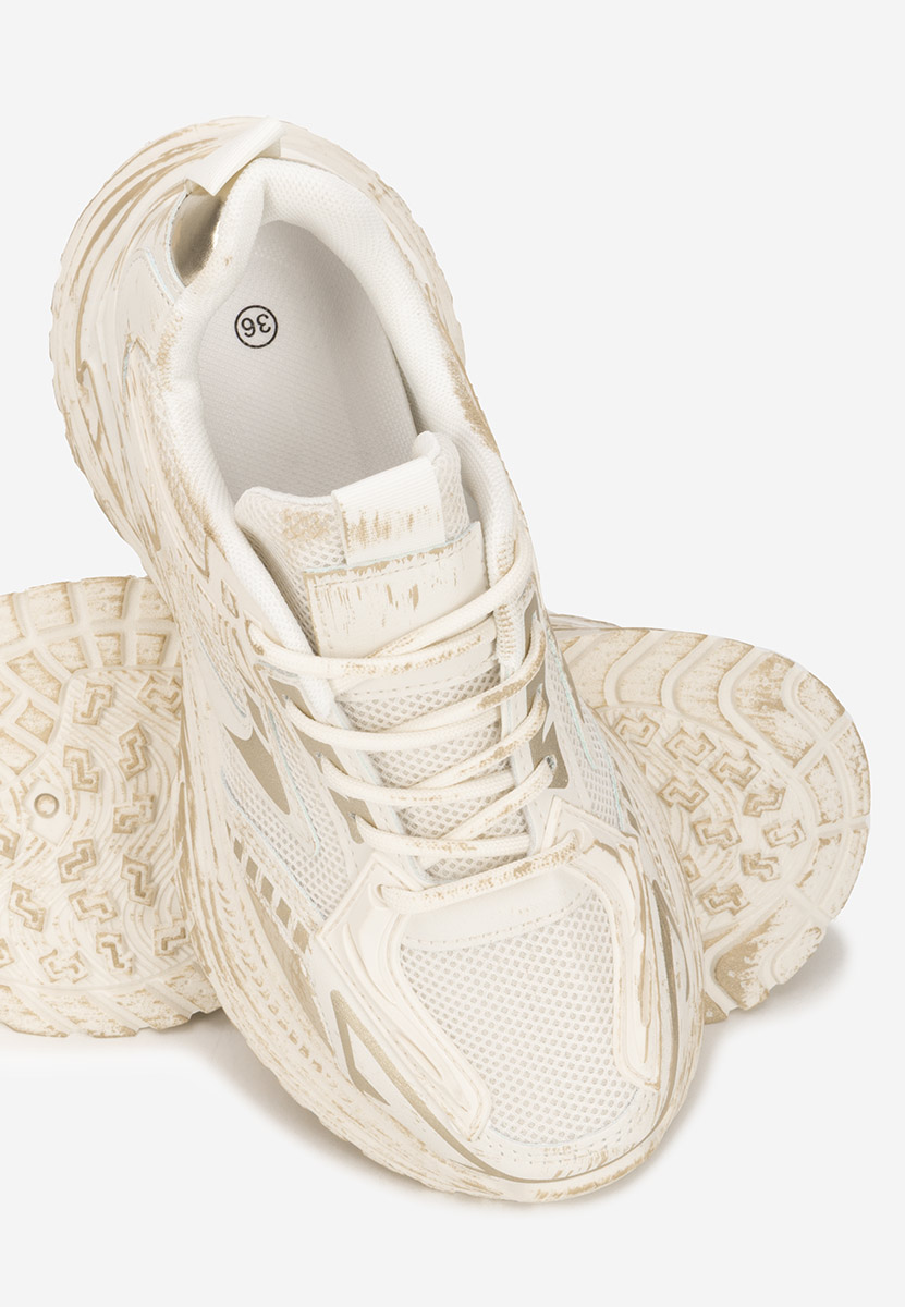 Sneakers cu platforma Kellee bej
