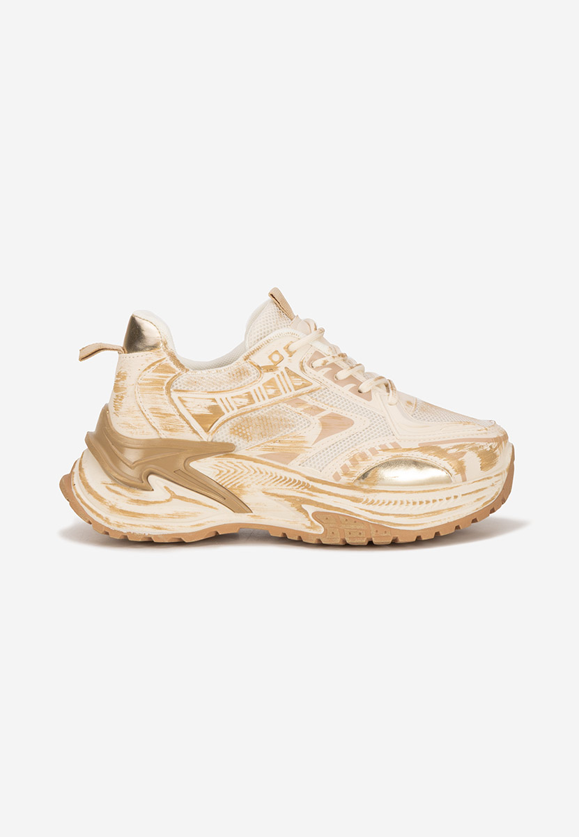 Sneakers cu platforma Kellee kaki