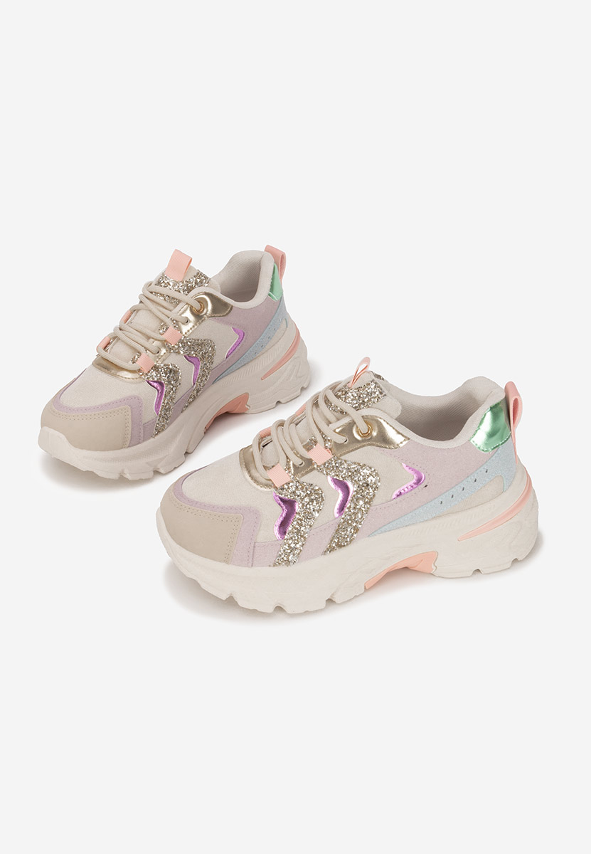 Sneakers cu platformă Odinea multicolori