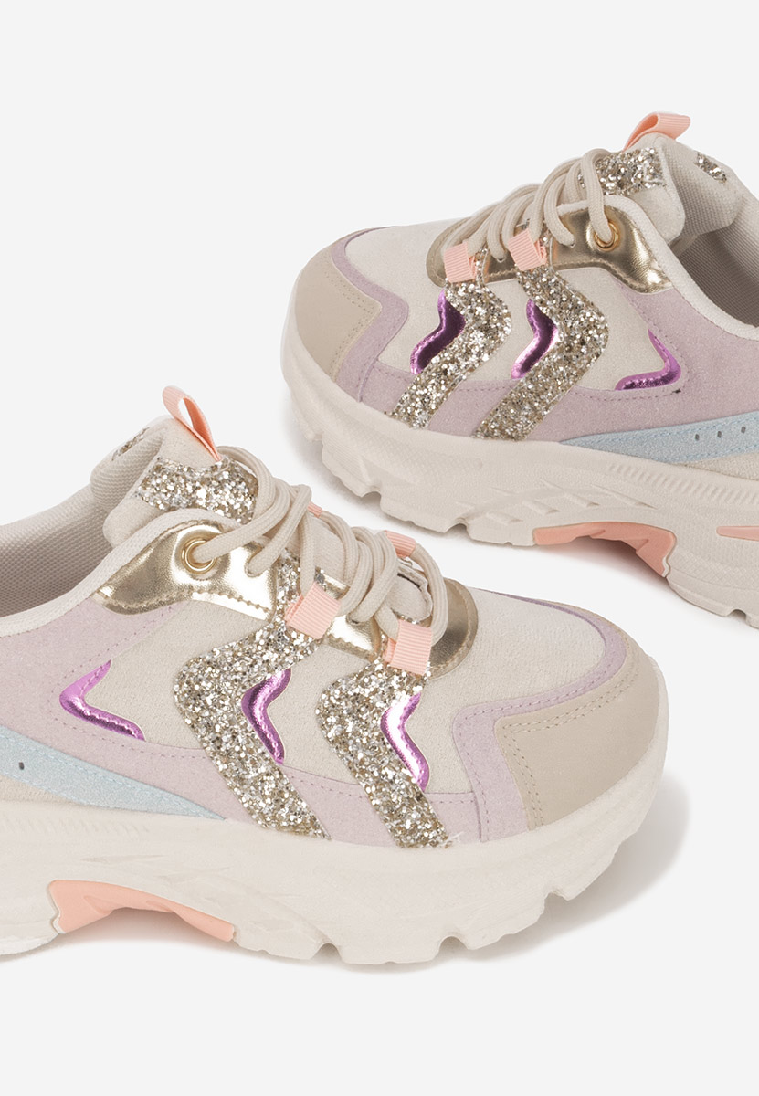 Sneakers cu platformă Odinea multicolori