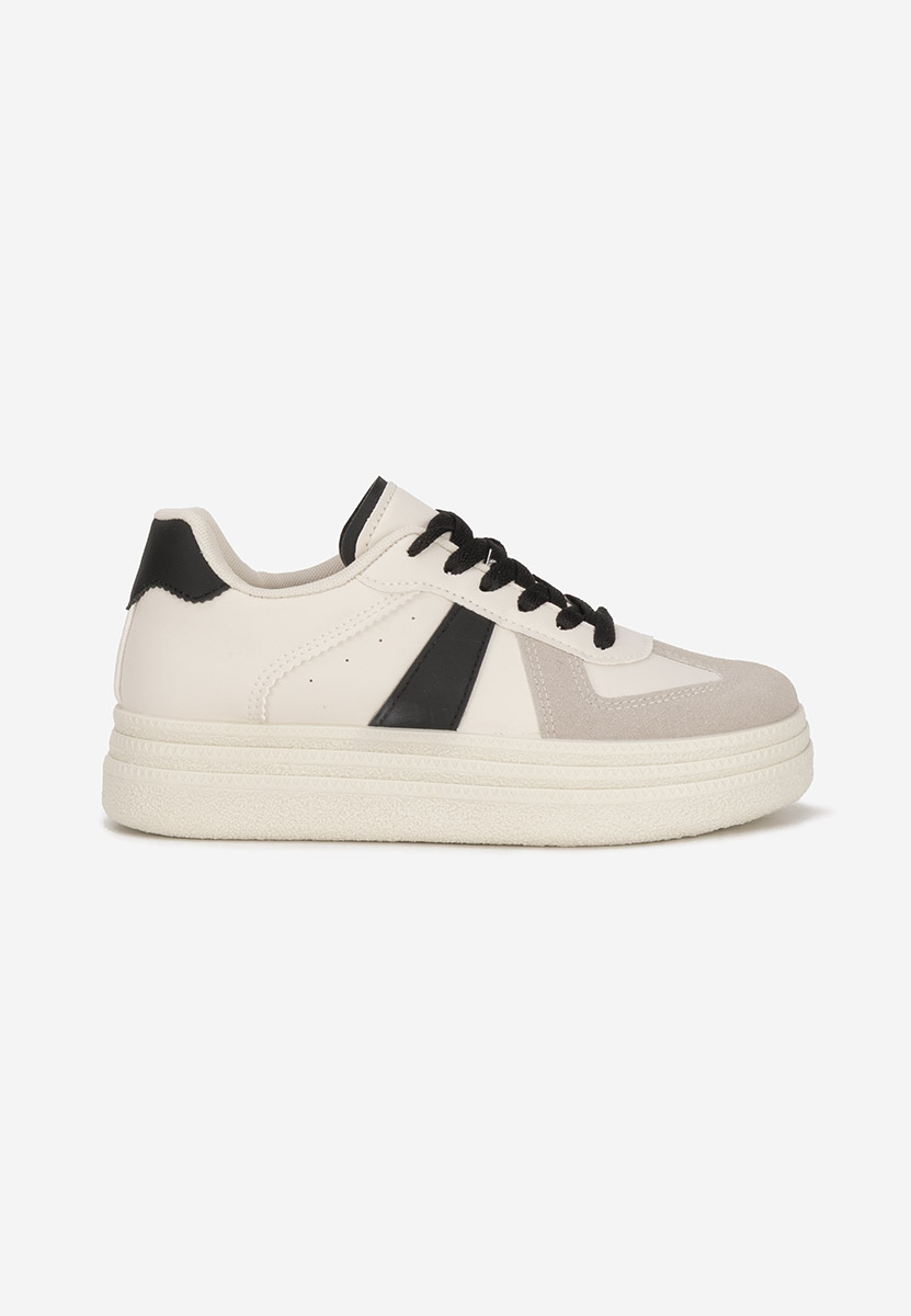Sneakers cu platformă Serinia V4 albi