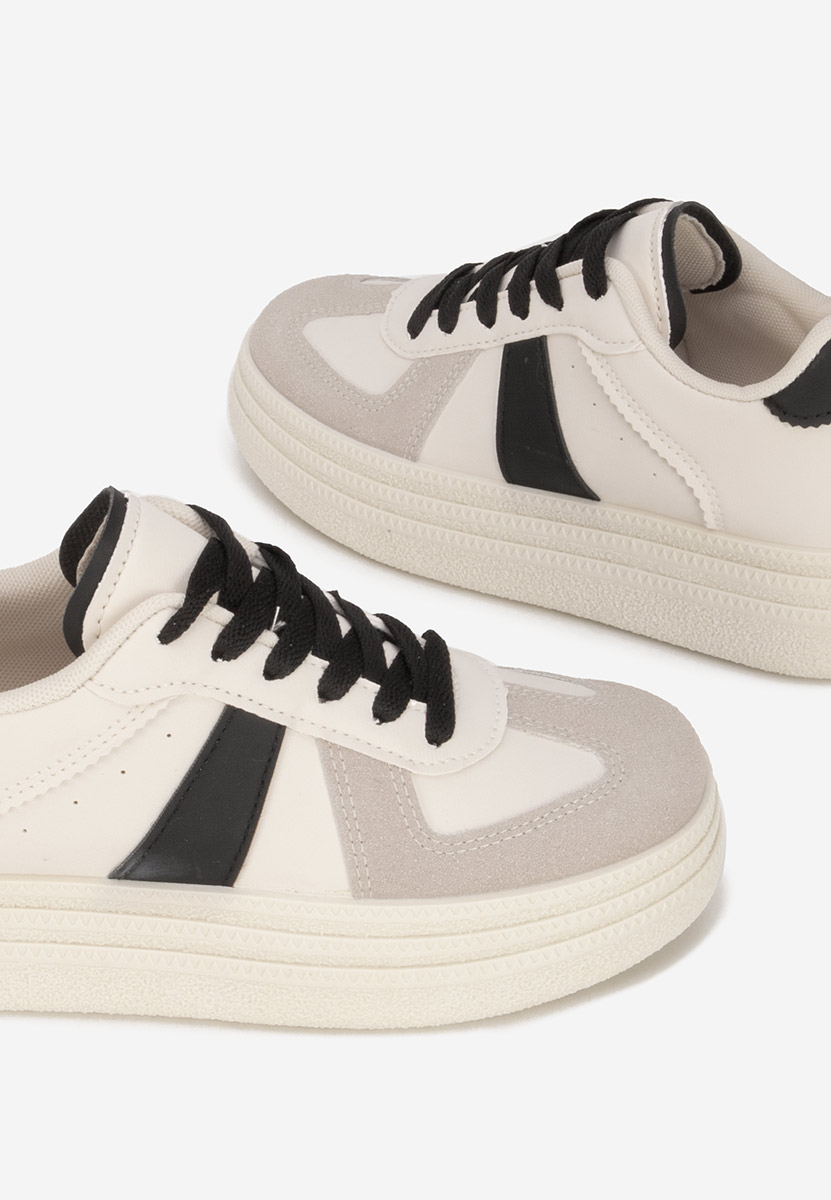 Sneakers cu platformă Serinia V4 albi