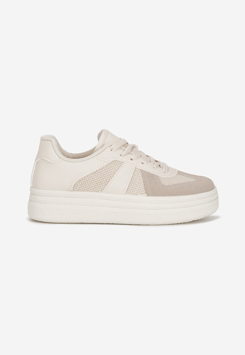 Sneakers cu platformă Serinia bej