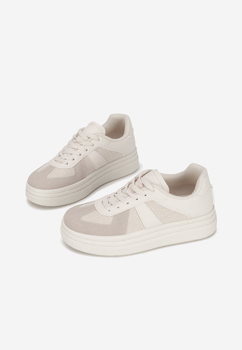 Sneakers cu platformă Serinia bej