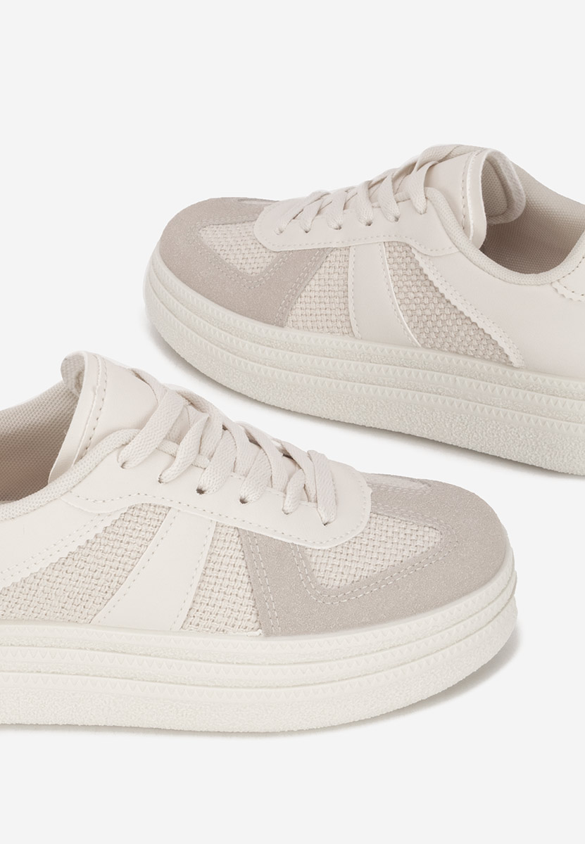 Sneakers cu platformă Serinia bej