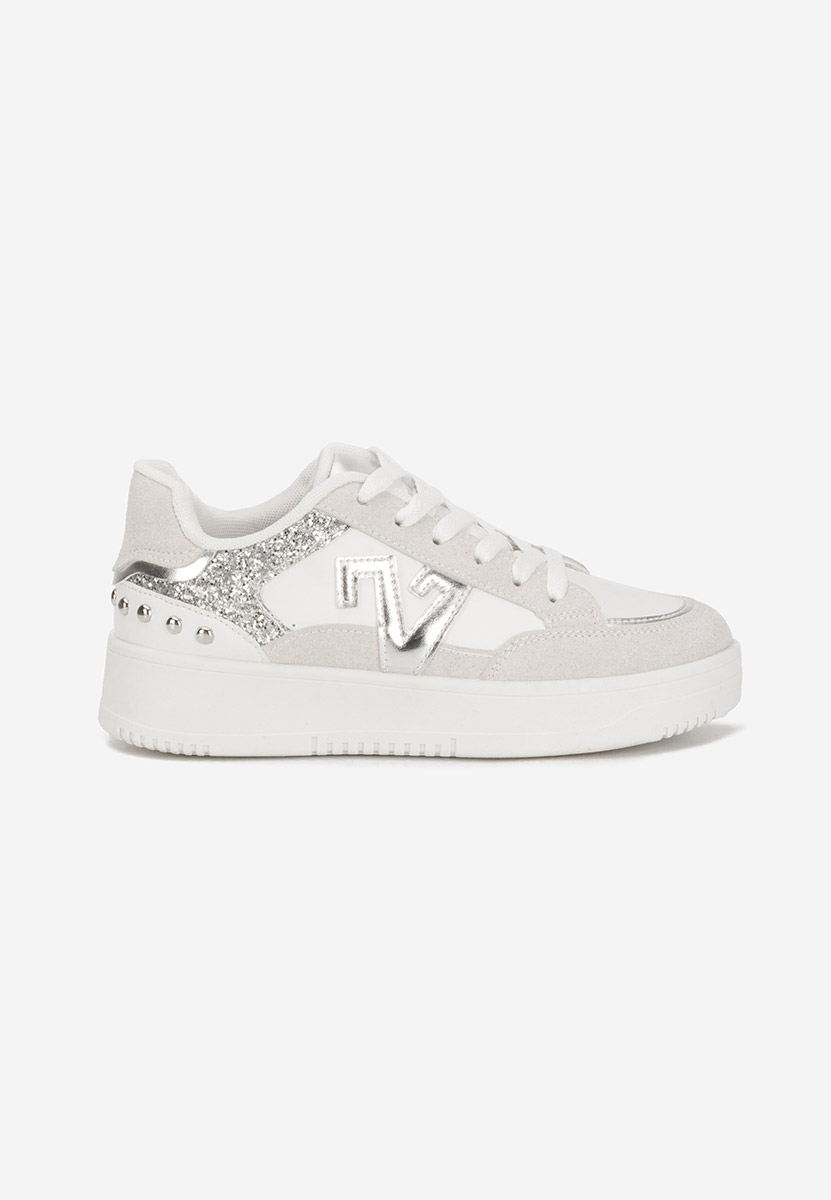 Sneakers dama Taunya albi