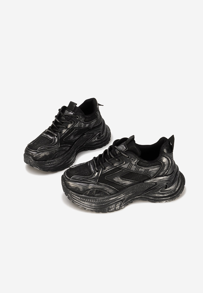 Sneakers cu platforma Kellee negri