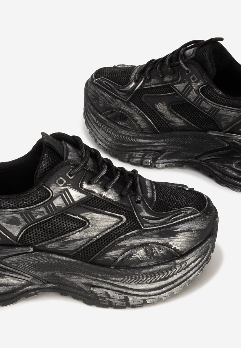 Sneakers cu platforma Kellee negri
