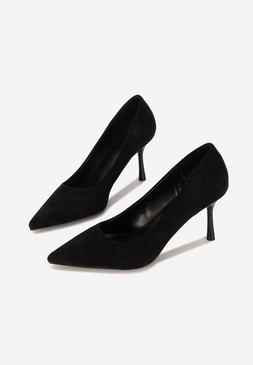Pantofi cu toc stiletto Antoneia negri