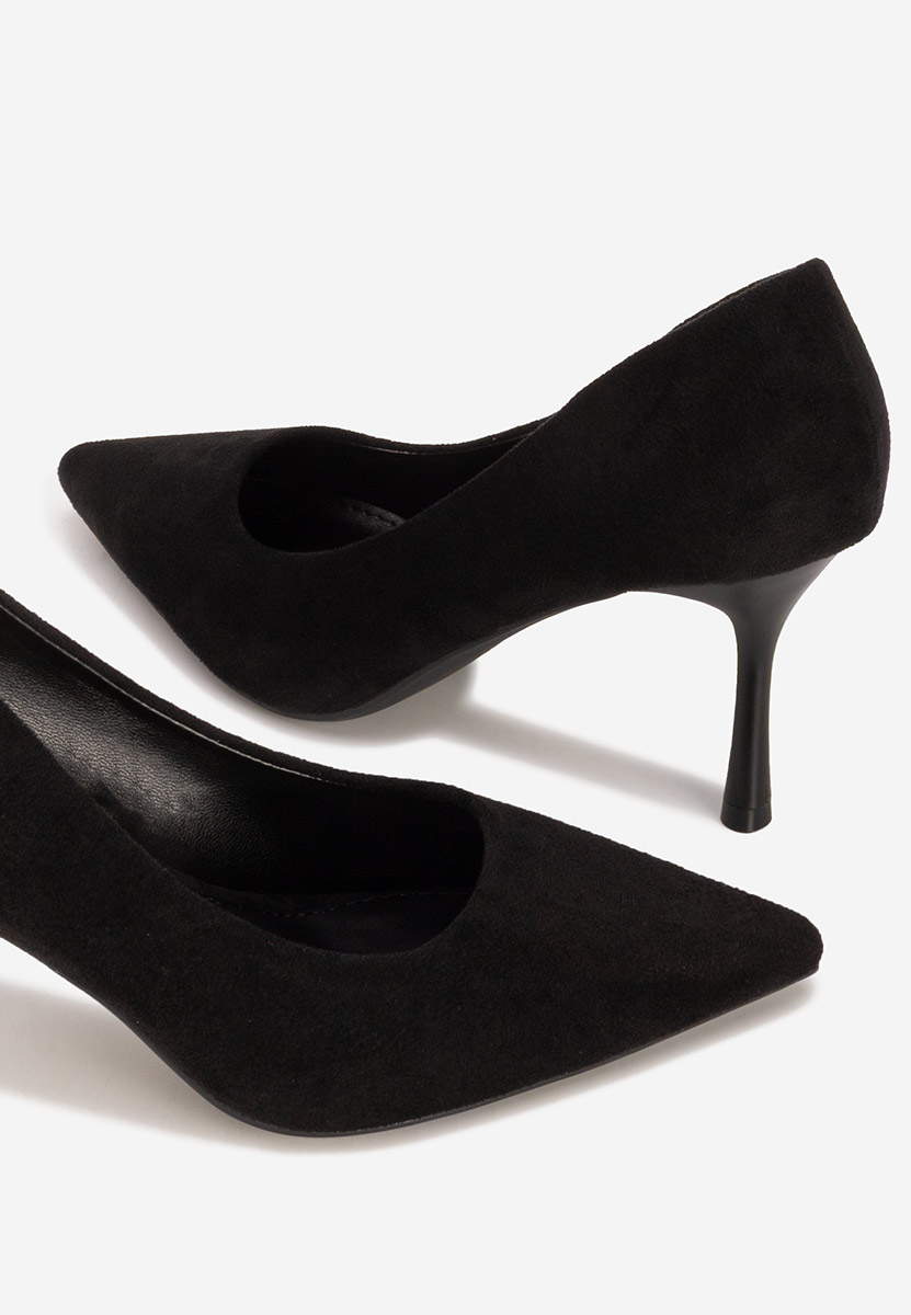 Pantofi cu toc stiletto Antoneia negri