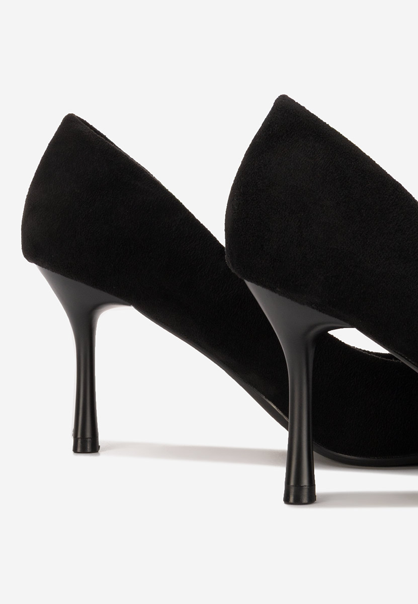 Pantofi cu toc stiletto Antoneia negri