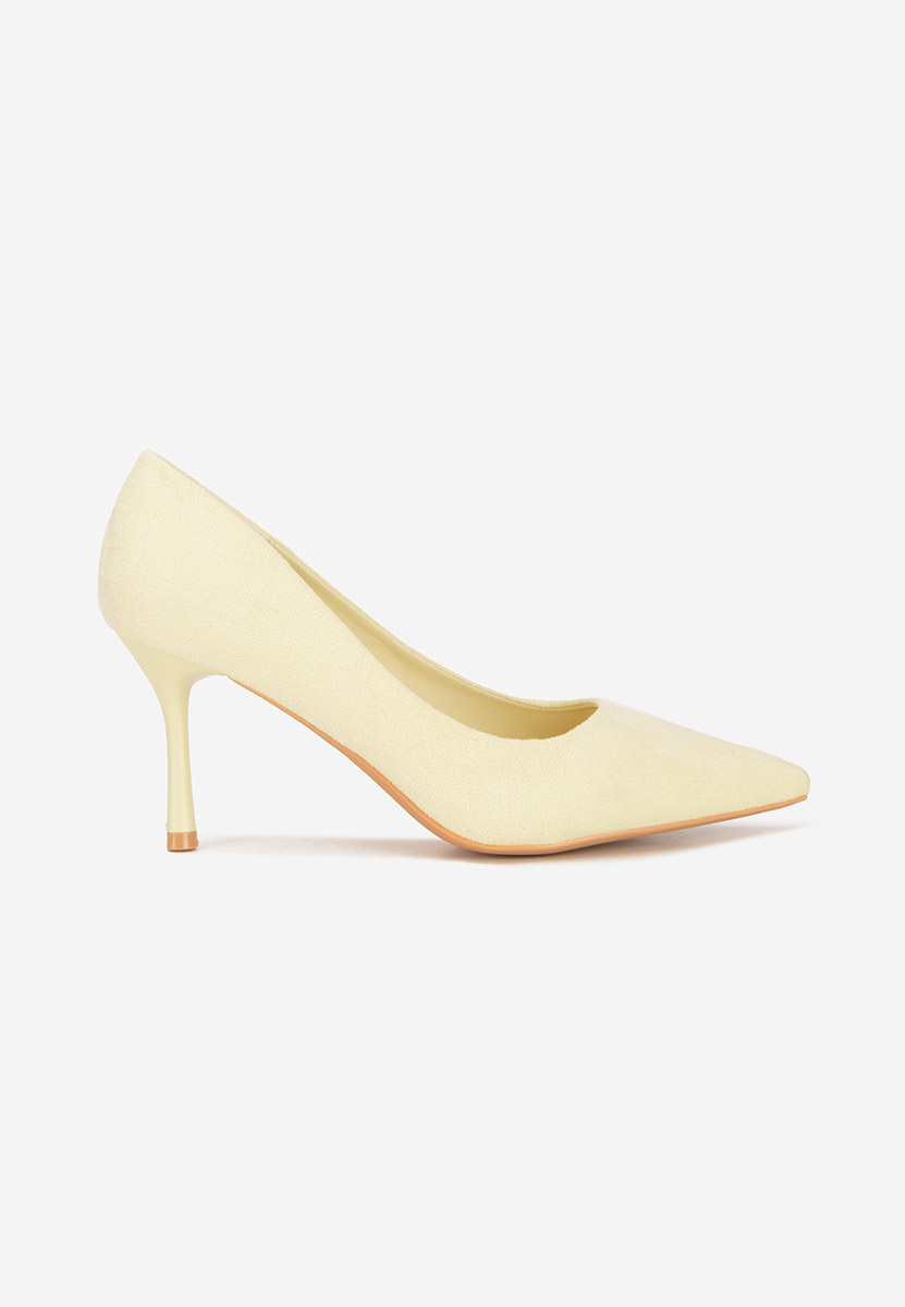 Pantofi cu toc stiletto Antoneia galbeni