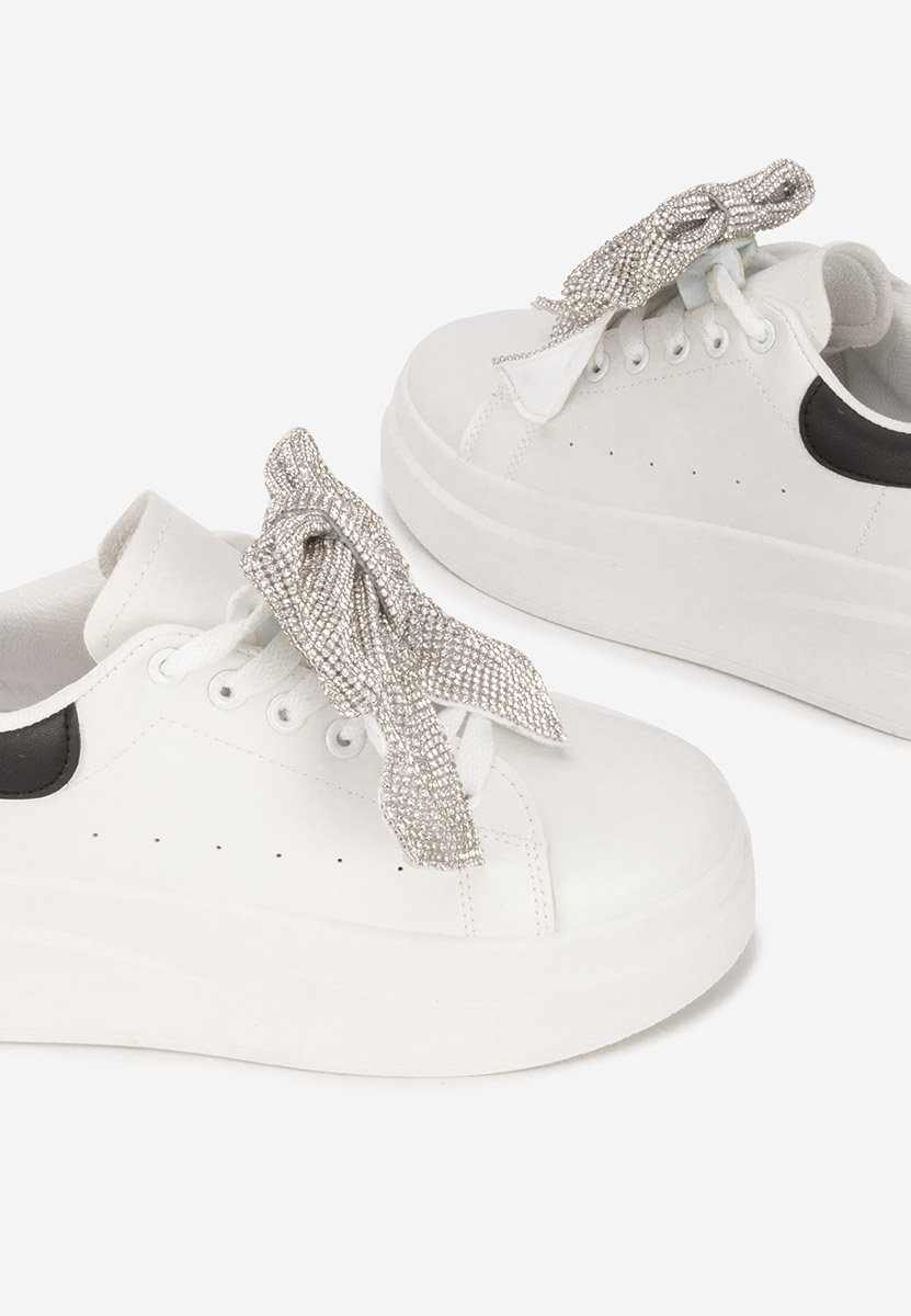 Sneakers cu platformă Anitta V2 albi