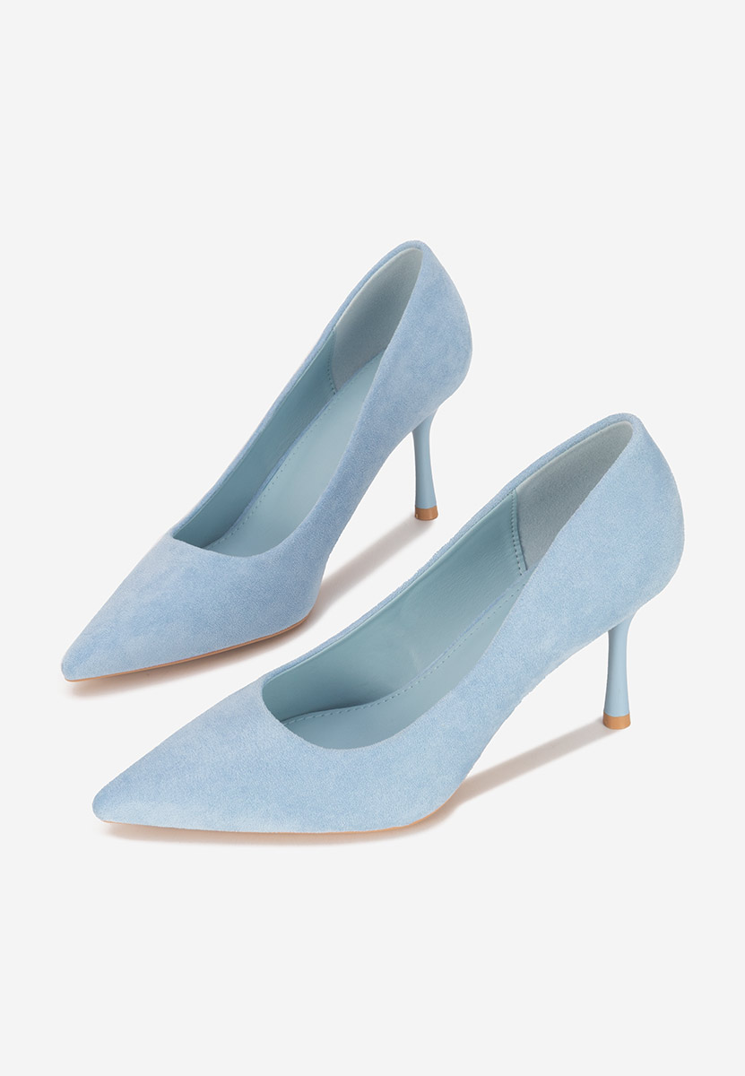 Pantofi cu toc stiletto Antoneia albastri