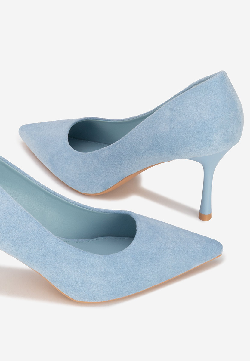 Pantofi cu toc stiletto Antoneia albastri