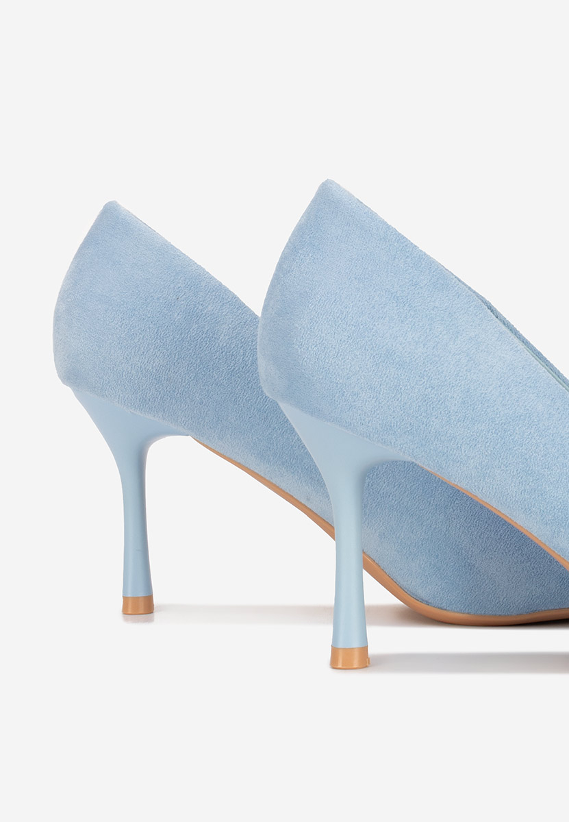 Pantofi cu toc stiletto Antoneia albastri