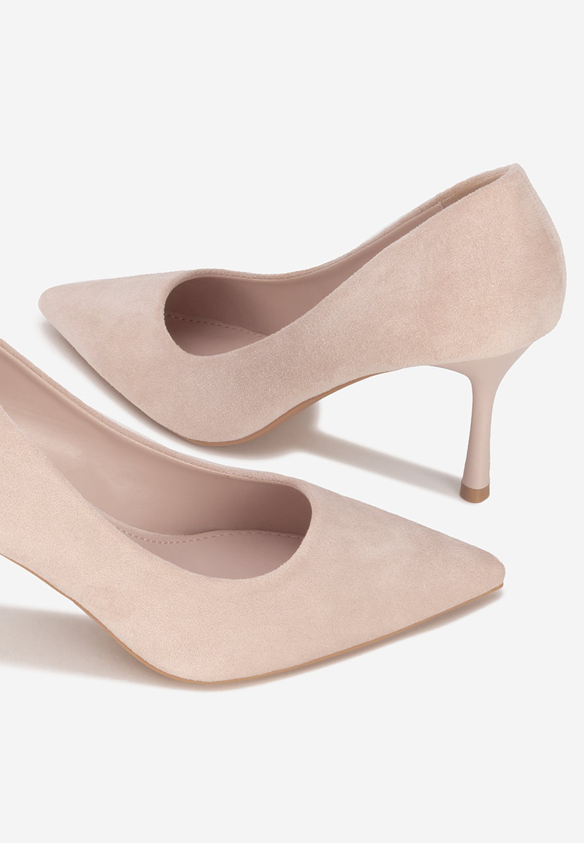 Pantofi cu toc stiletto Antoneia roz