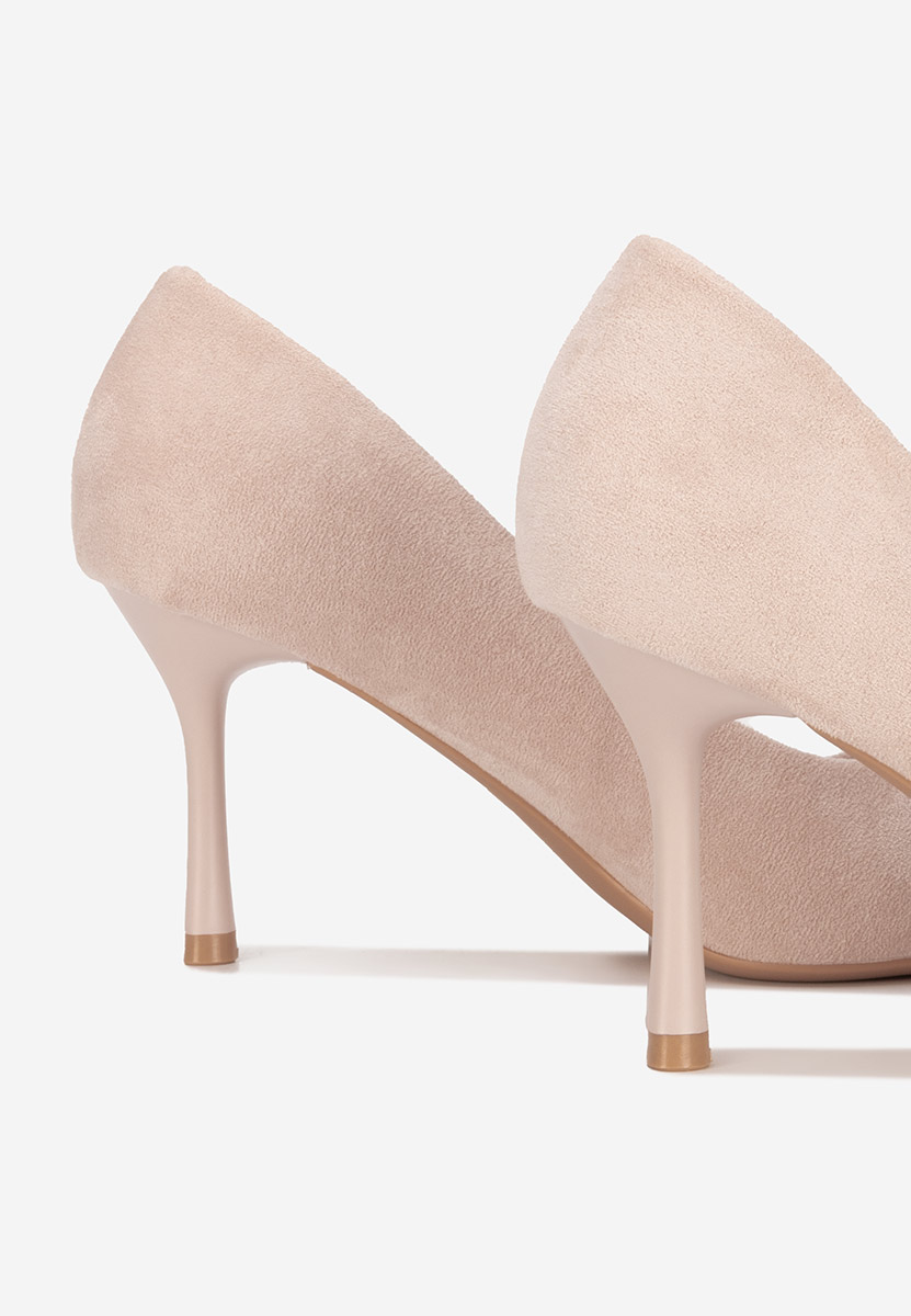 Pantofi cu toc stiletto Antoneia roz