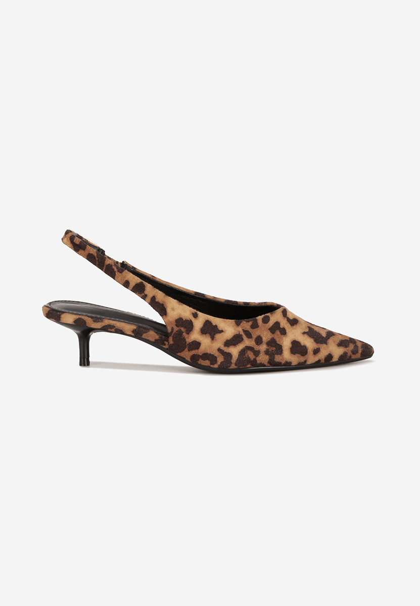 Pantofi slingback Amadeea leopard