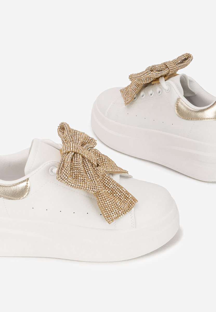 Sneakers cu platformă Anitta aurii