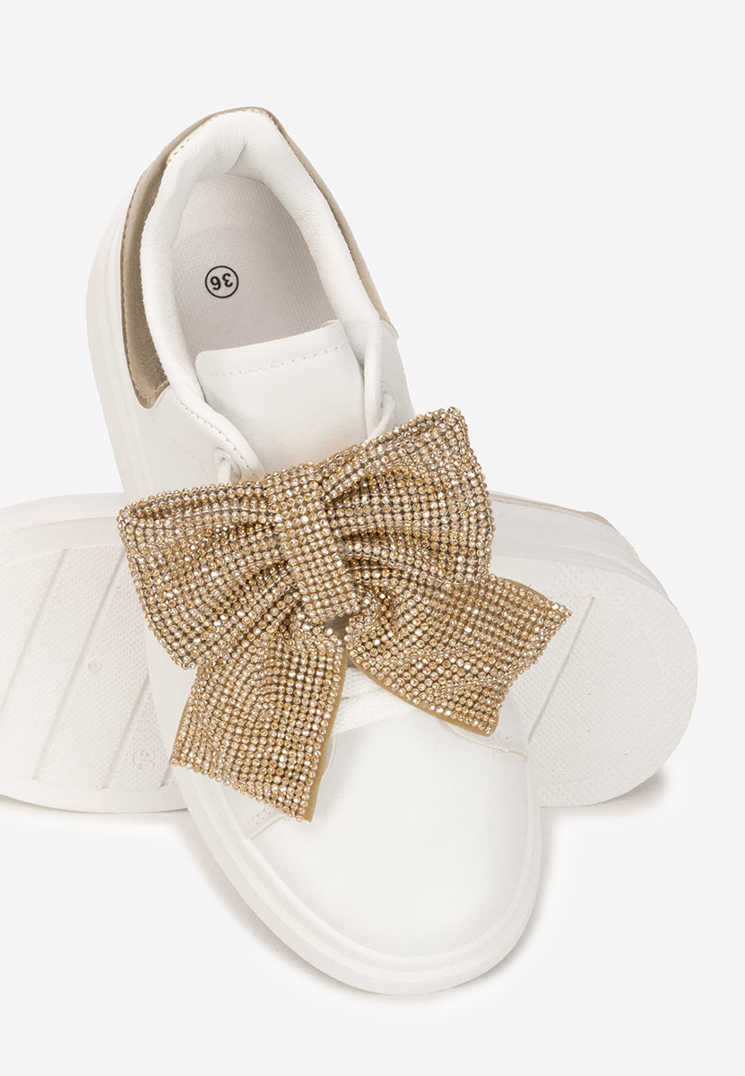 Sneakers cu platformă Anitta aurii