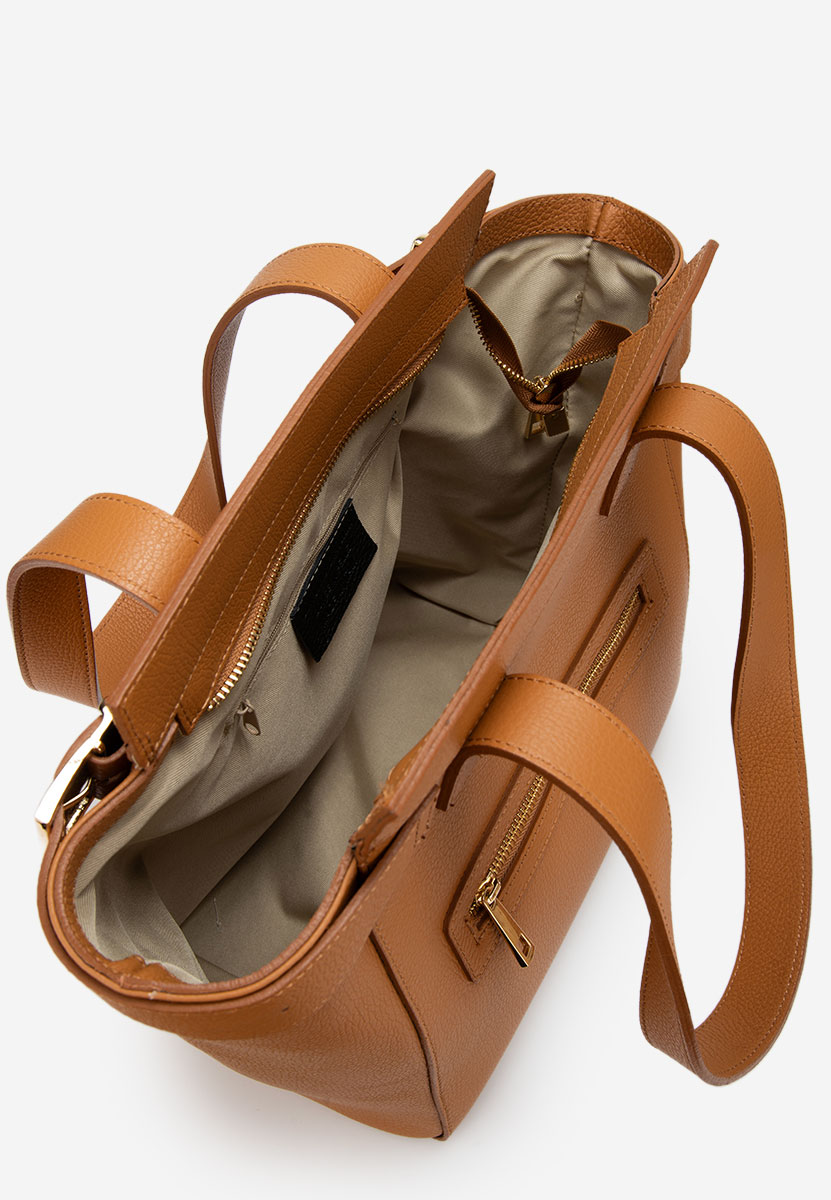 Geanta de umar Darolia camel