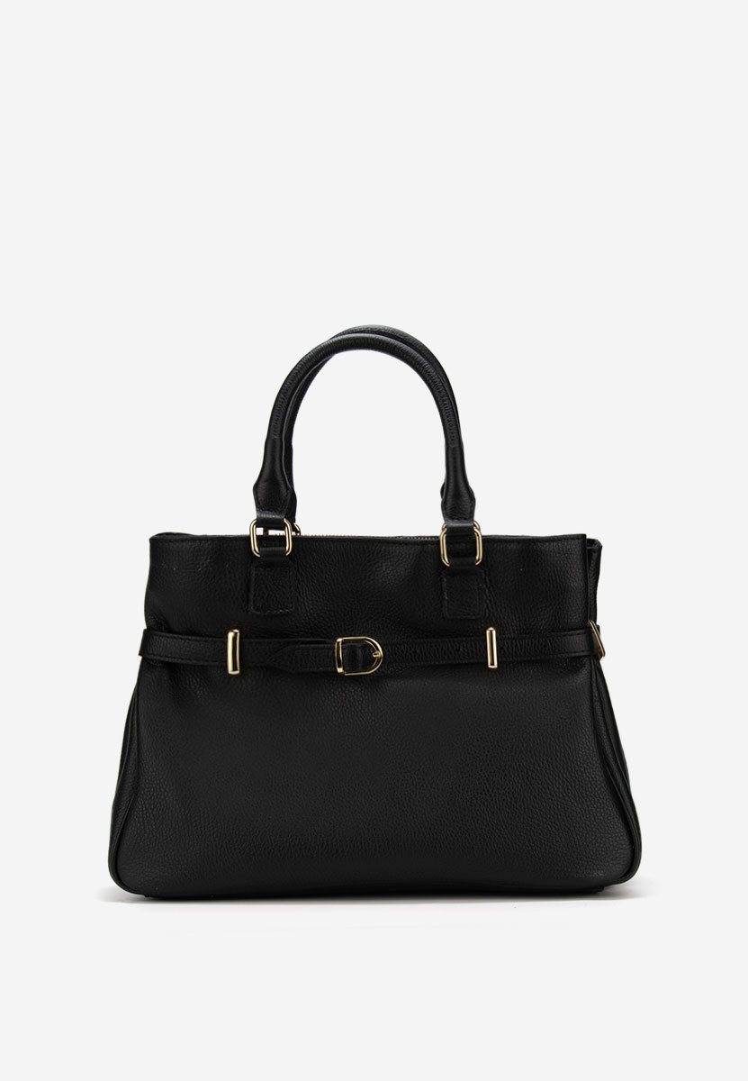 Geanta din piele naturala Ruxandra neagra