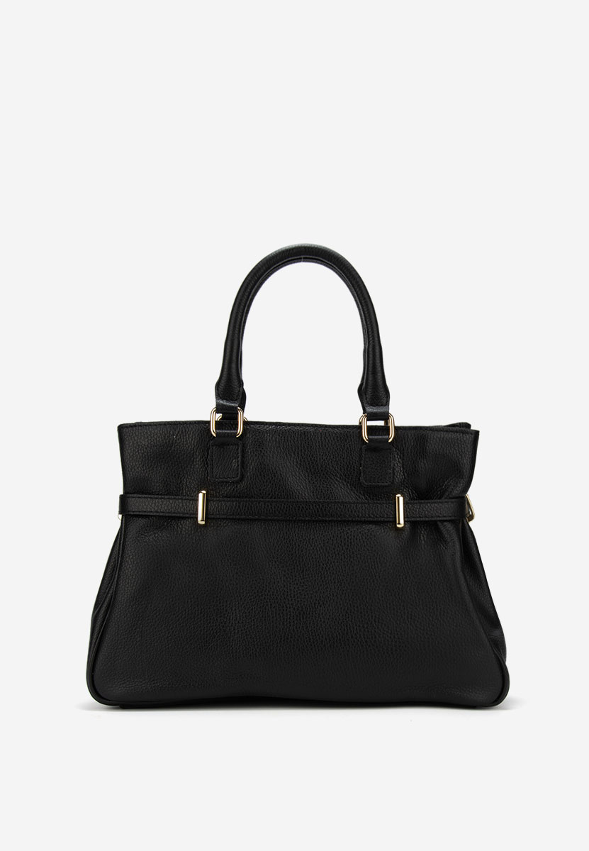 Geanta din piele naturala Ruxandra neagra