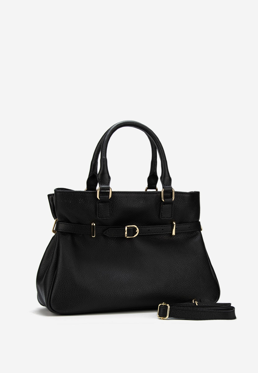 Geanta din piele naturala Ruxandra neagra