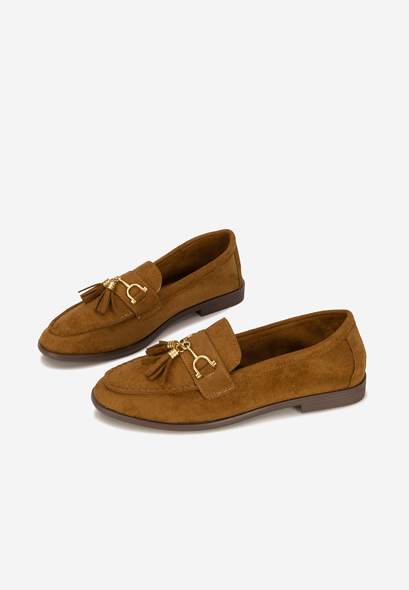 Mocasini dama Reeia camel