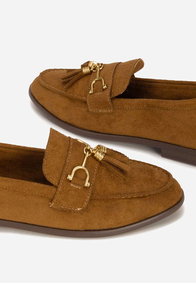 Mocasini dama Reeia camel
