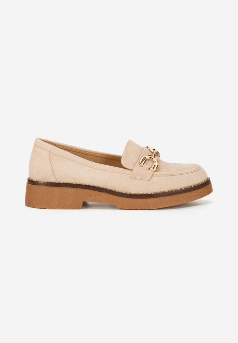 Mocasini dama Zephya bej