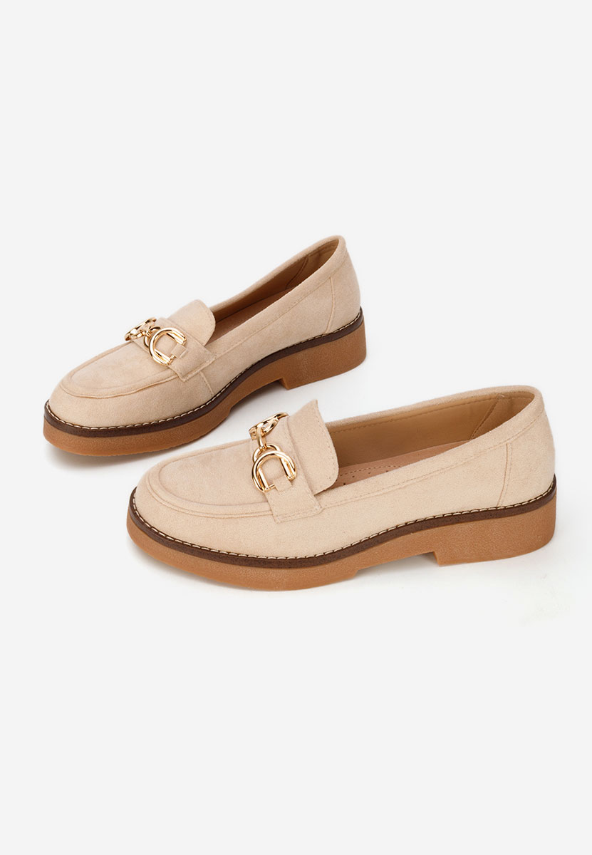 Mocasini dama Zephya bej