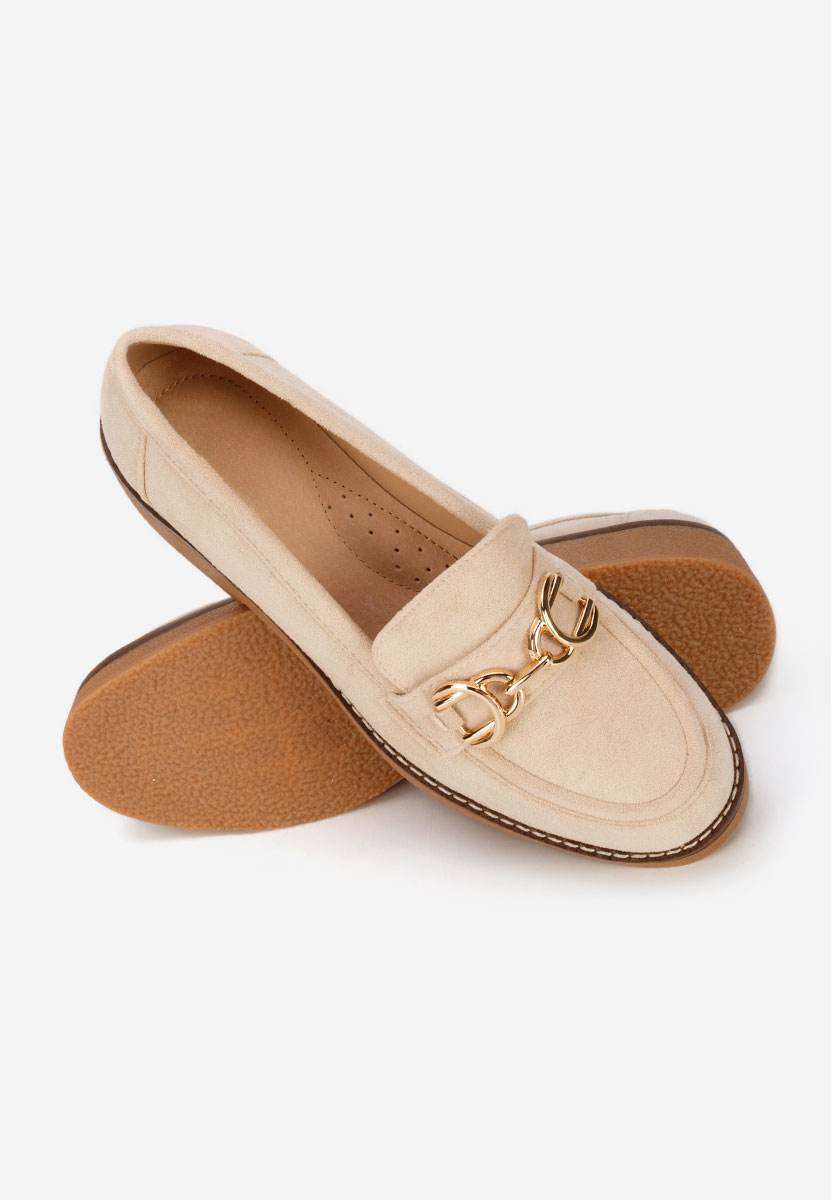 Mocasini dama Zephya bej