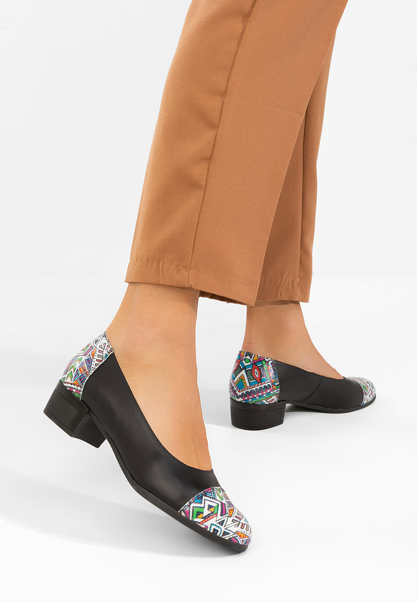 Pantofi dama piele Selinna negri