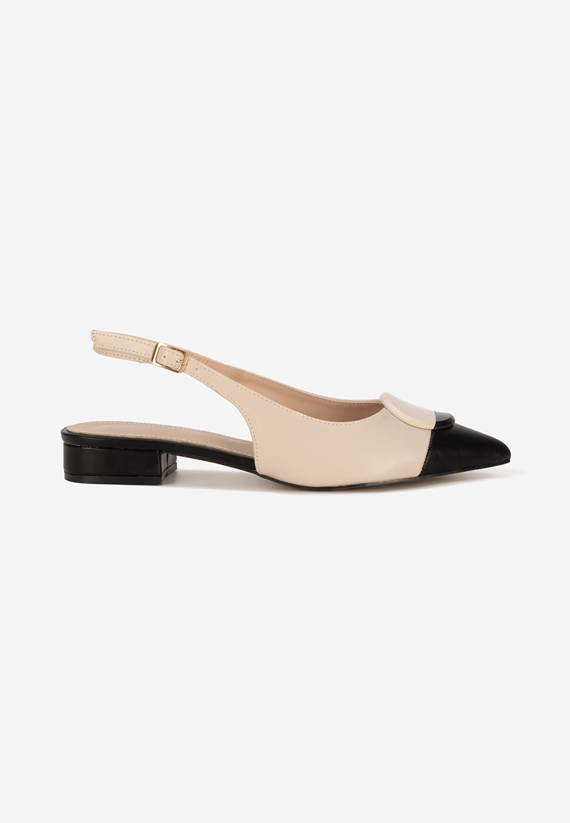 Pantofi slingback Alissandra bej