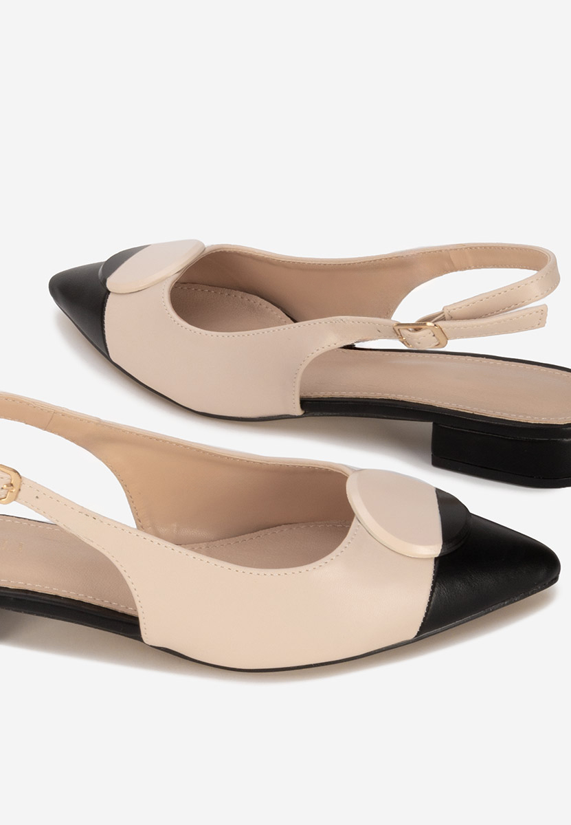 Pantofi slingback Alissandra bej