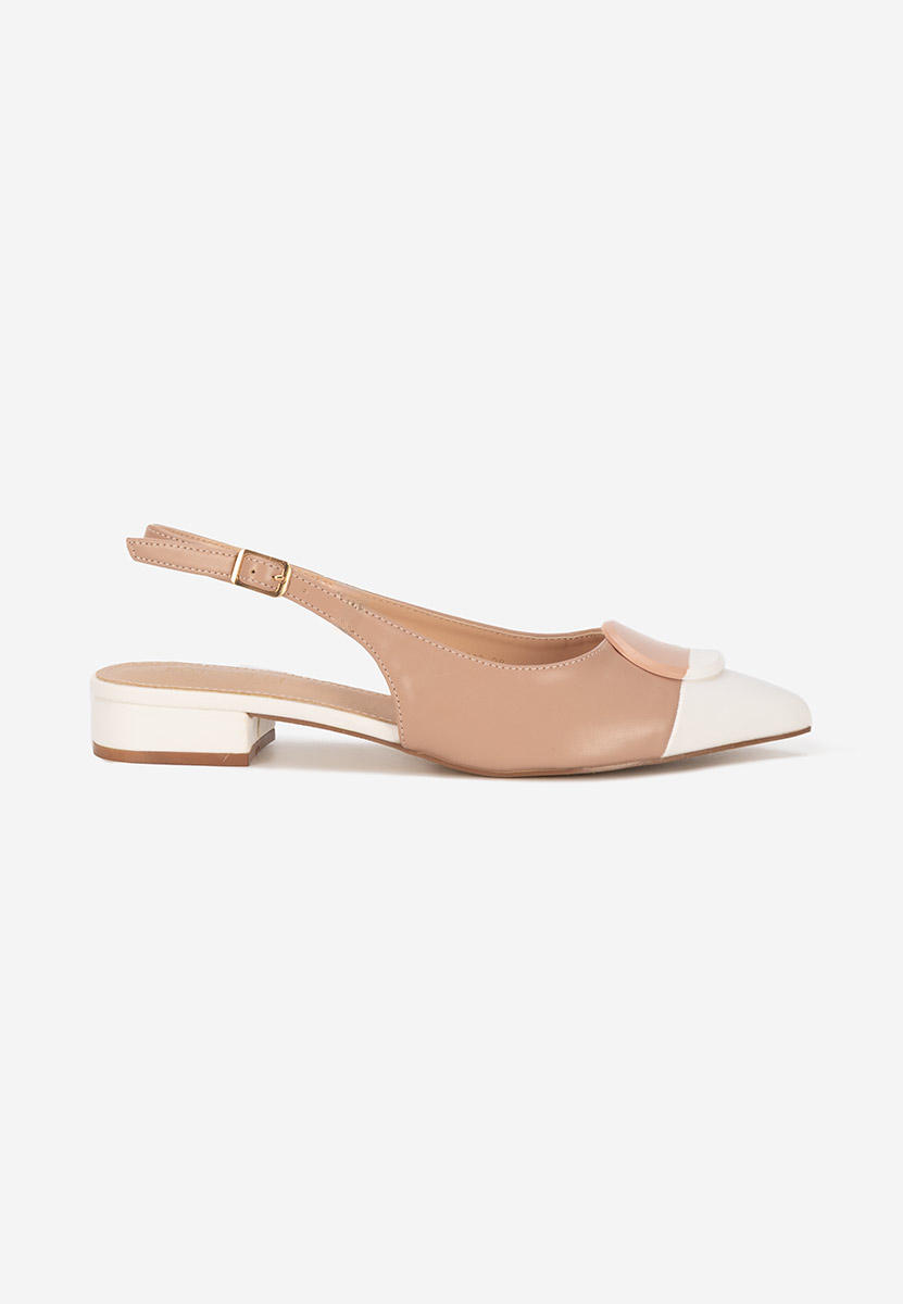 Pantofi slingback Alissandra nude