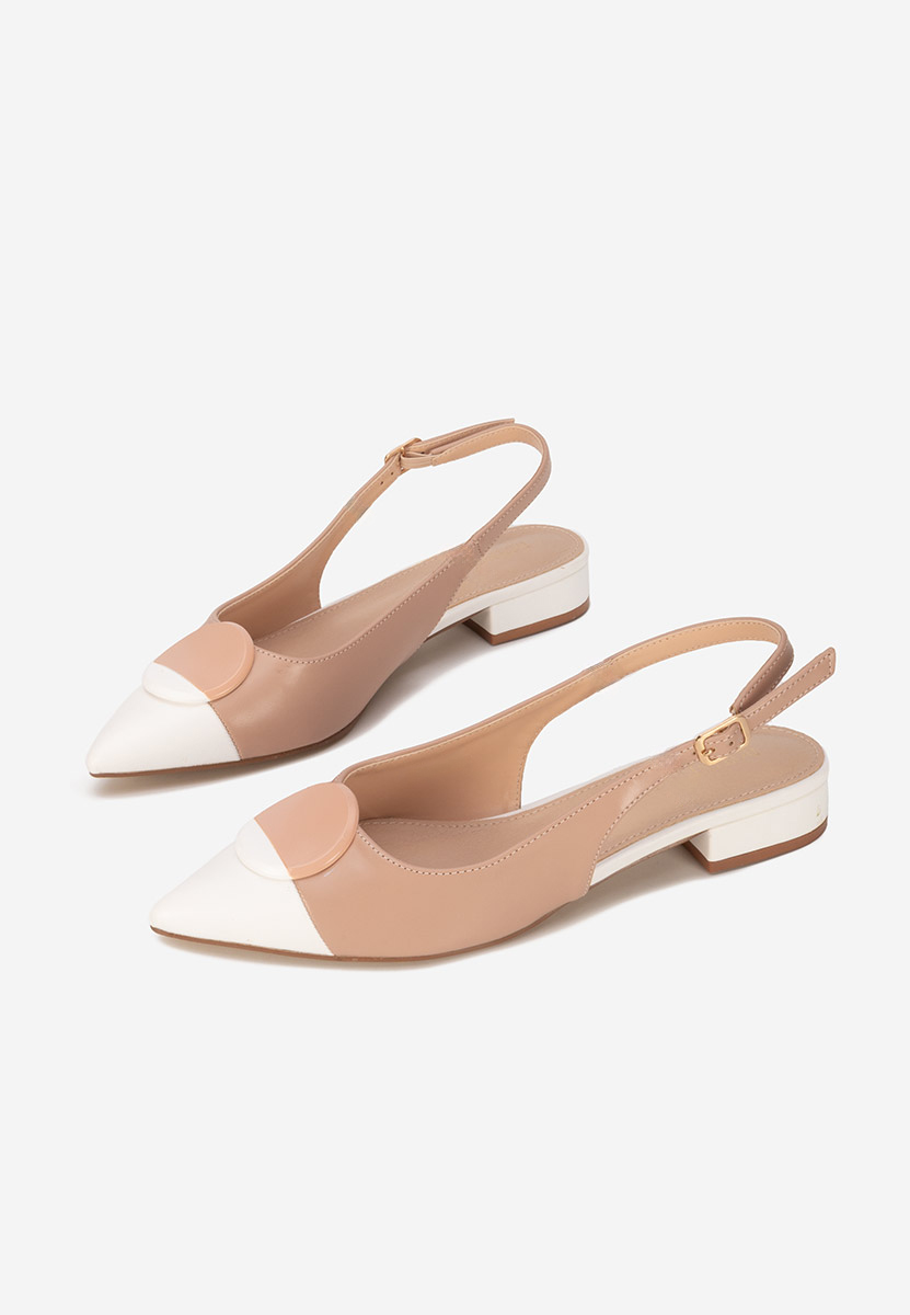 Pantofi slingback Alissandra nude