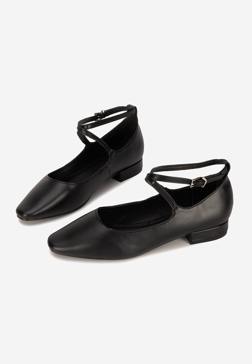 Pantofi cu toc mic Hurania negri