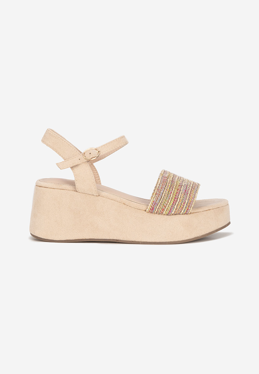 Sandale cu platformă Yvania multicolore