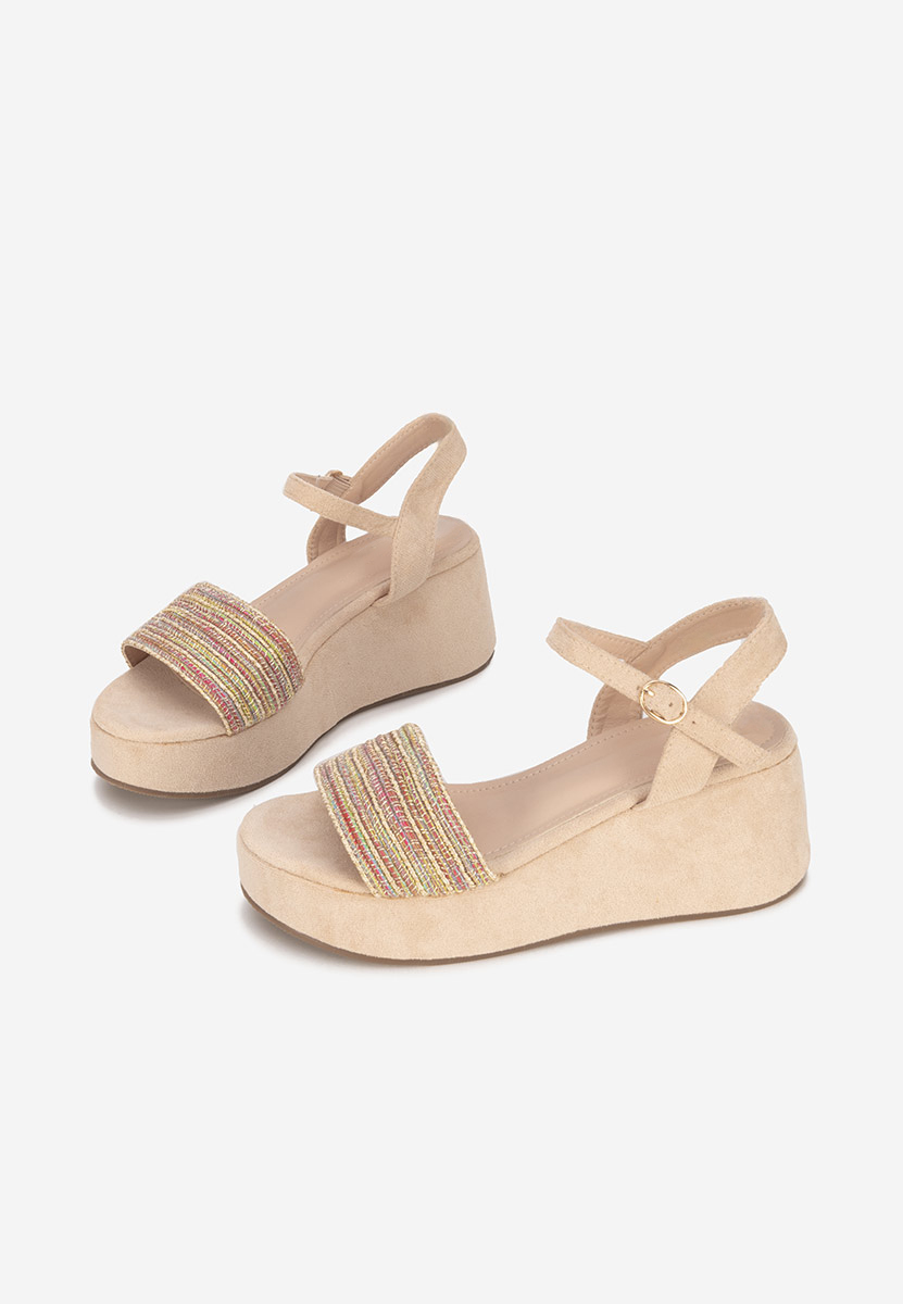 Sandale cu platformă Yvania multicolore