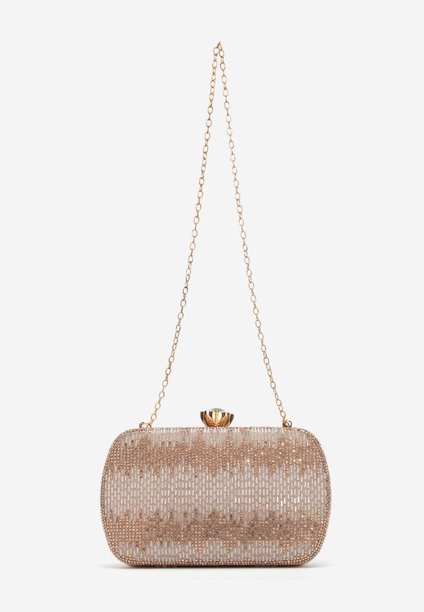 Geanta plic Mellina champagne